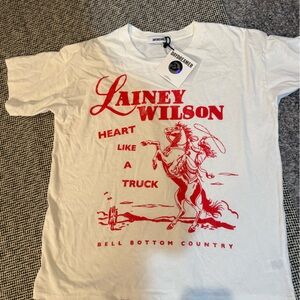 Daydreamer White Tee with Red Graphic